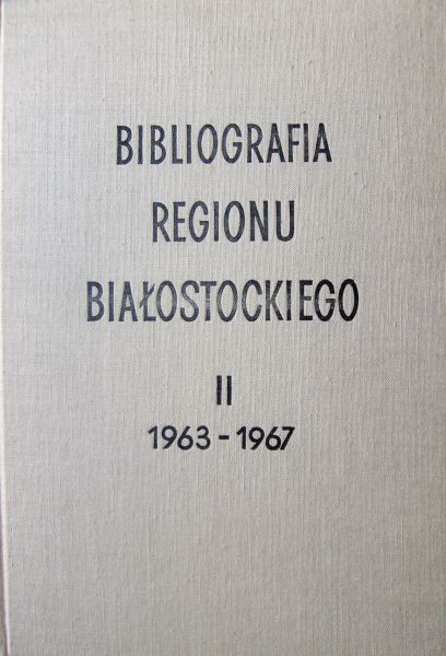 Bibliografia regionu Białostockiego