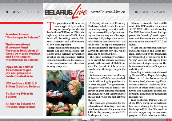 Belarus Live 09.01.2009