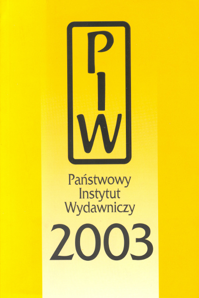 Państwowy Instytut Wydawniczy 2003