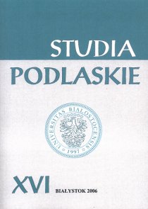 Studia Podlaskie XVI