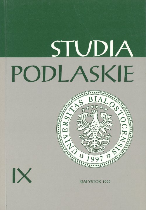 Studia Podlaskie IX