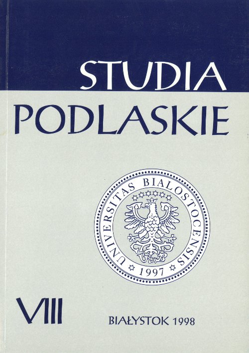 Studia Podlaskie VIII