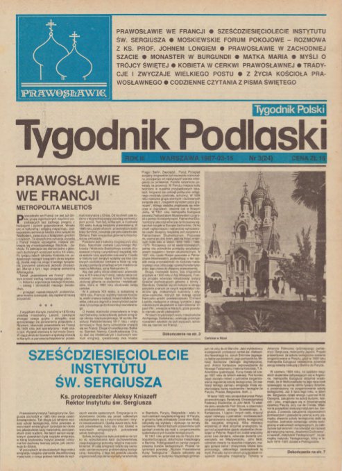 Tygodnik Podlaski 3 (24) 1987