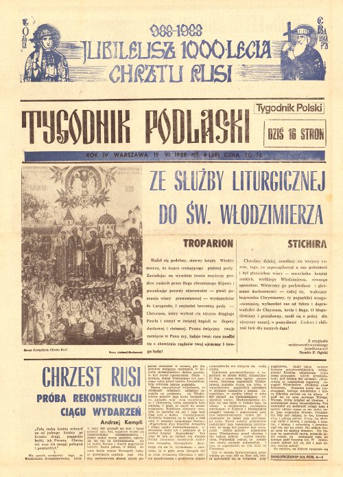 Tygodnik Podlaski 6 (39) 1988