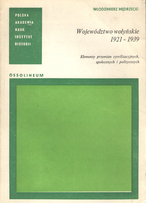 Województwo wołyńskie 1921-1939