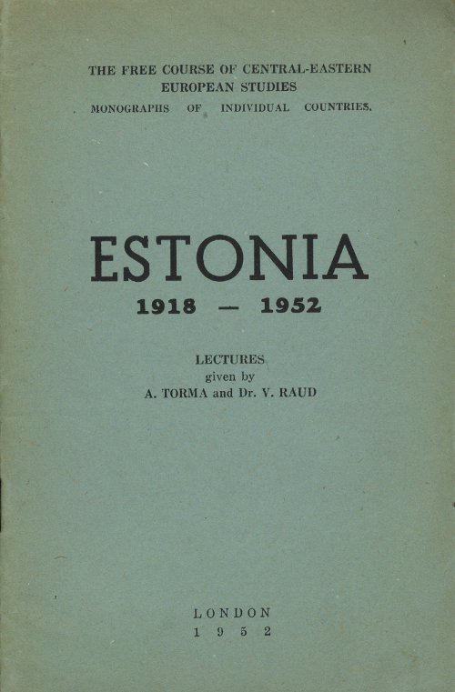 Estonia: 1918-1952