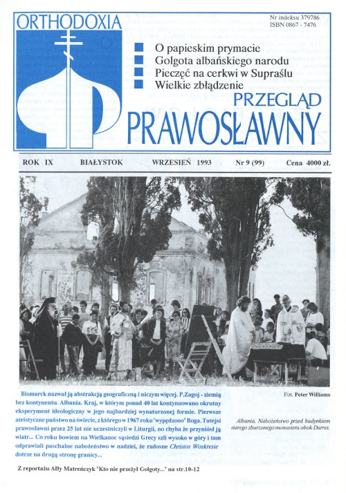 Przegląd Prawosławny 9 (99) 1993