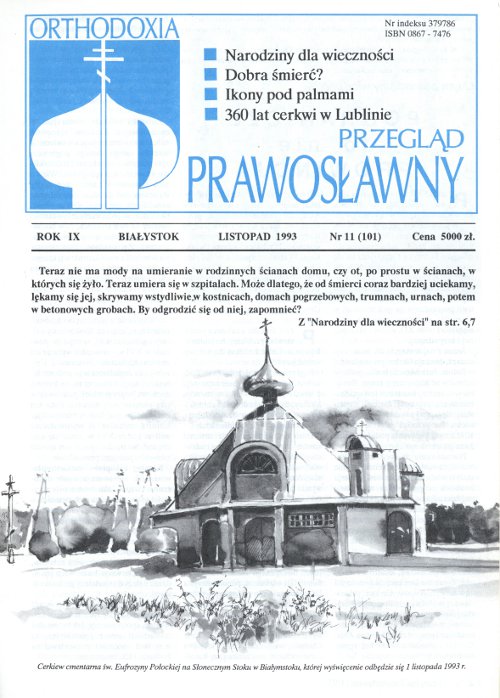 Przegląd Prawosławny 11 (101) 1993