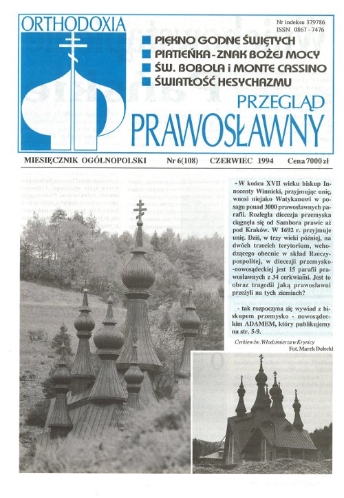 Przegląd Prawosławny 6 (108) 1994