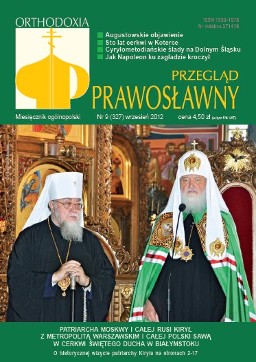 Przegląd Prawosławny 9 (327) 2012