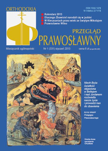 Przegląd Prawosławny 1 (331) 2013