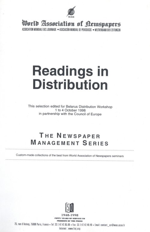 Readings in Distribution