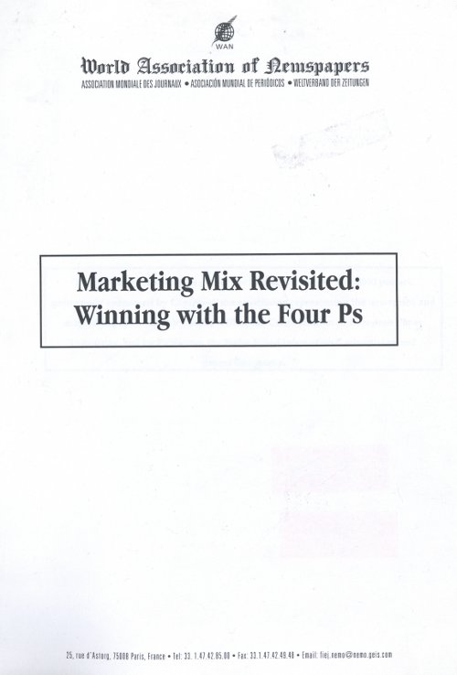 Marketing Mix Revisited