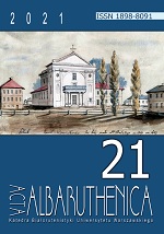 Acta Albaruthenica tom 21