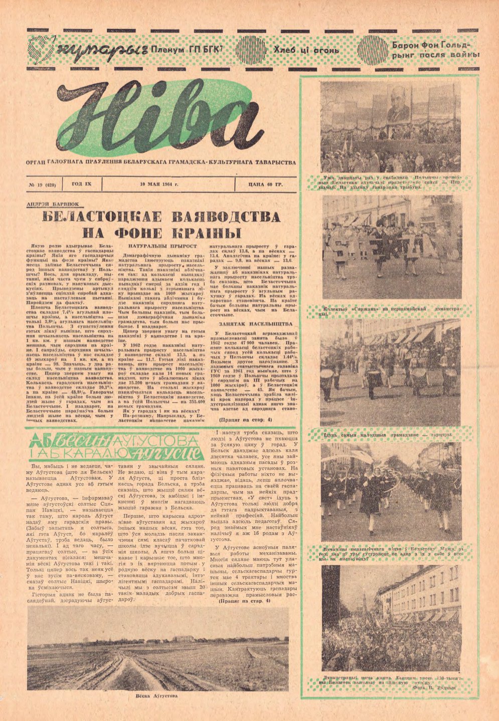 Ніва 19 (428) 1964