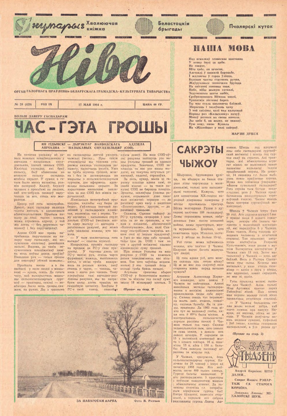 Ніва 20 (429) 1964