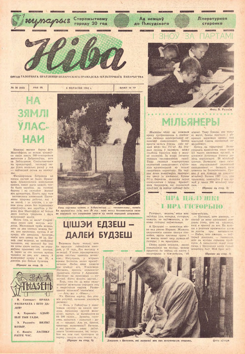 Ніва 36 (445) 1964