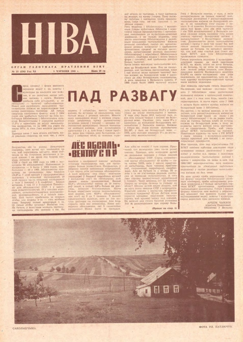 Ніва 23 (536) 1966