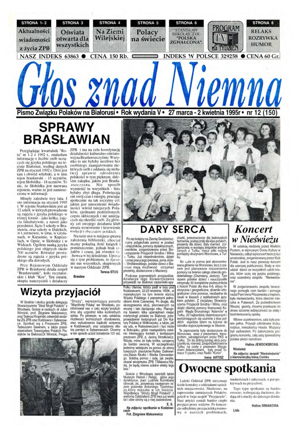 Głos znad Niemna 12 (150) 1995