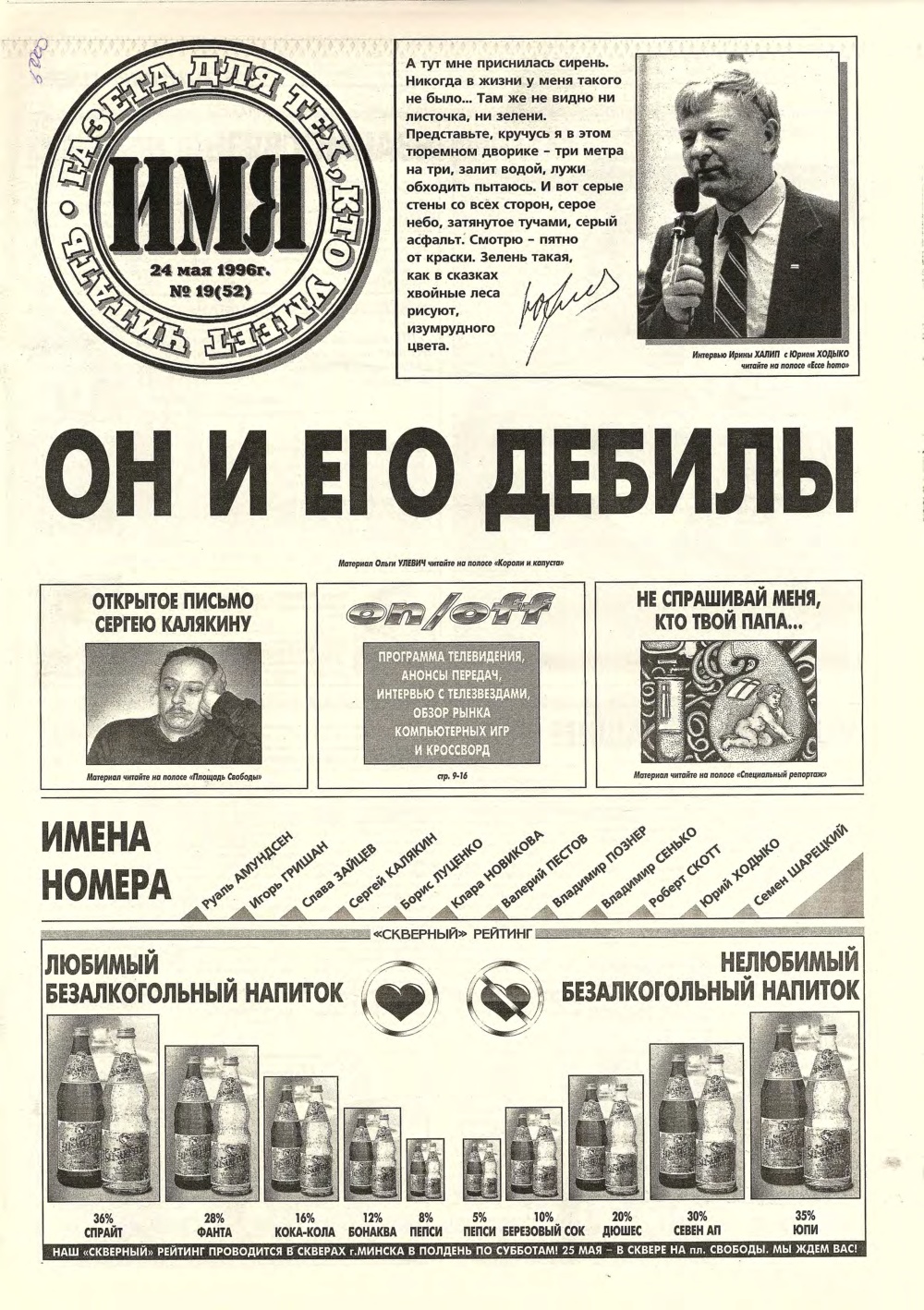 Имя 19 (52) 1996