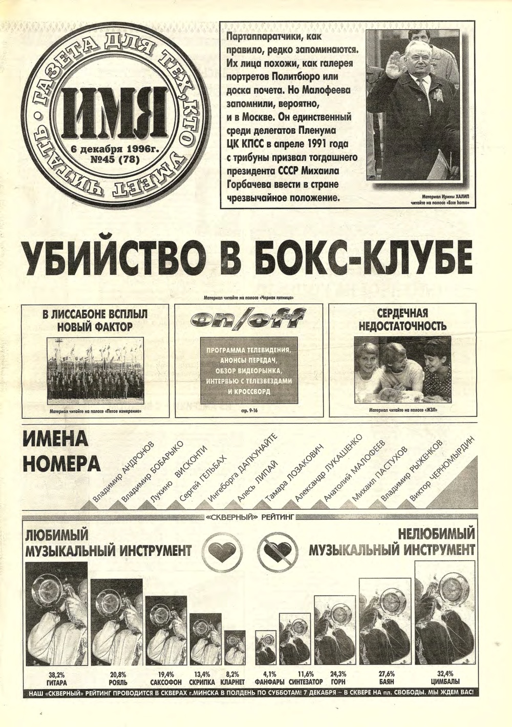 Имя 45 (78) 1996