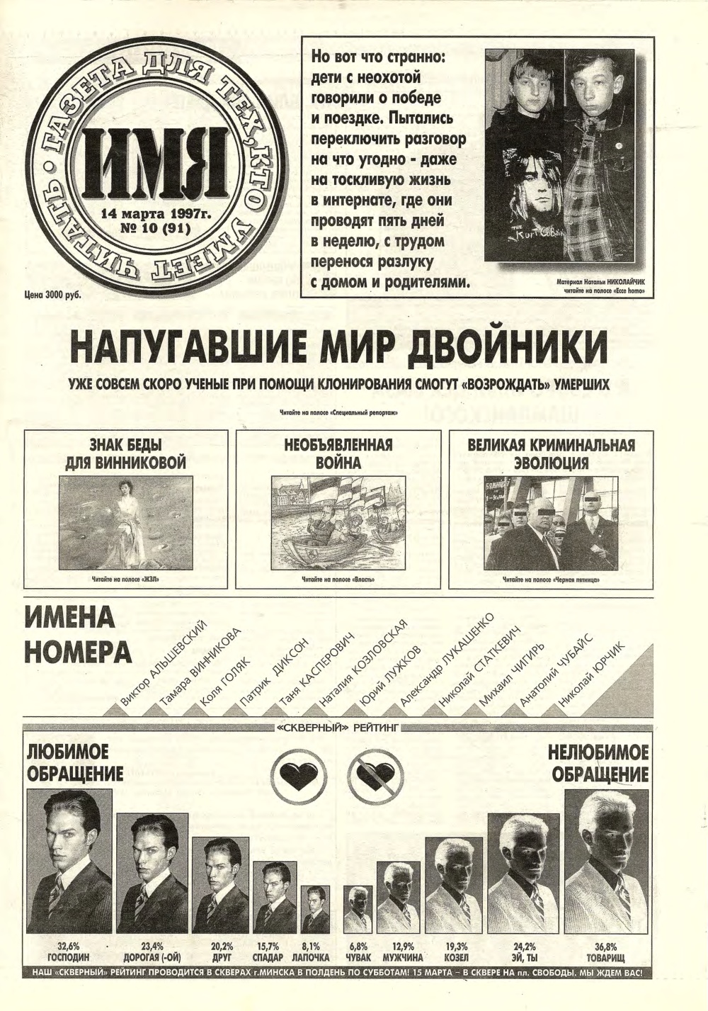 Имя 10 (91) 1997