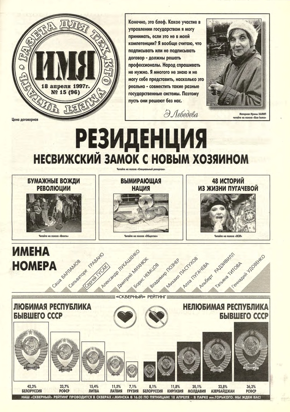 Имя 15 (96) 1997