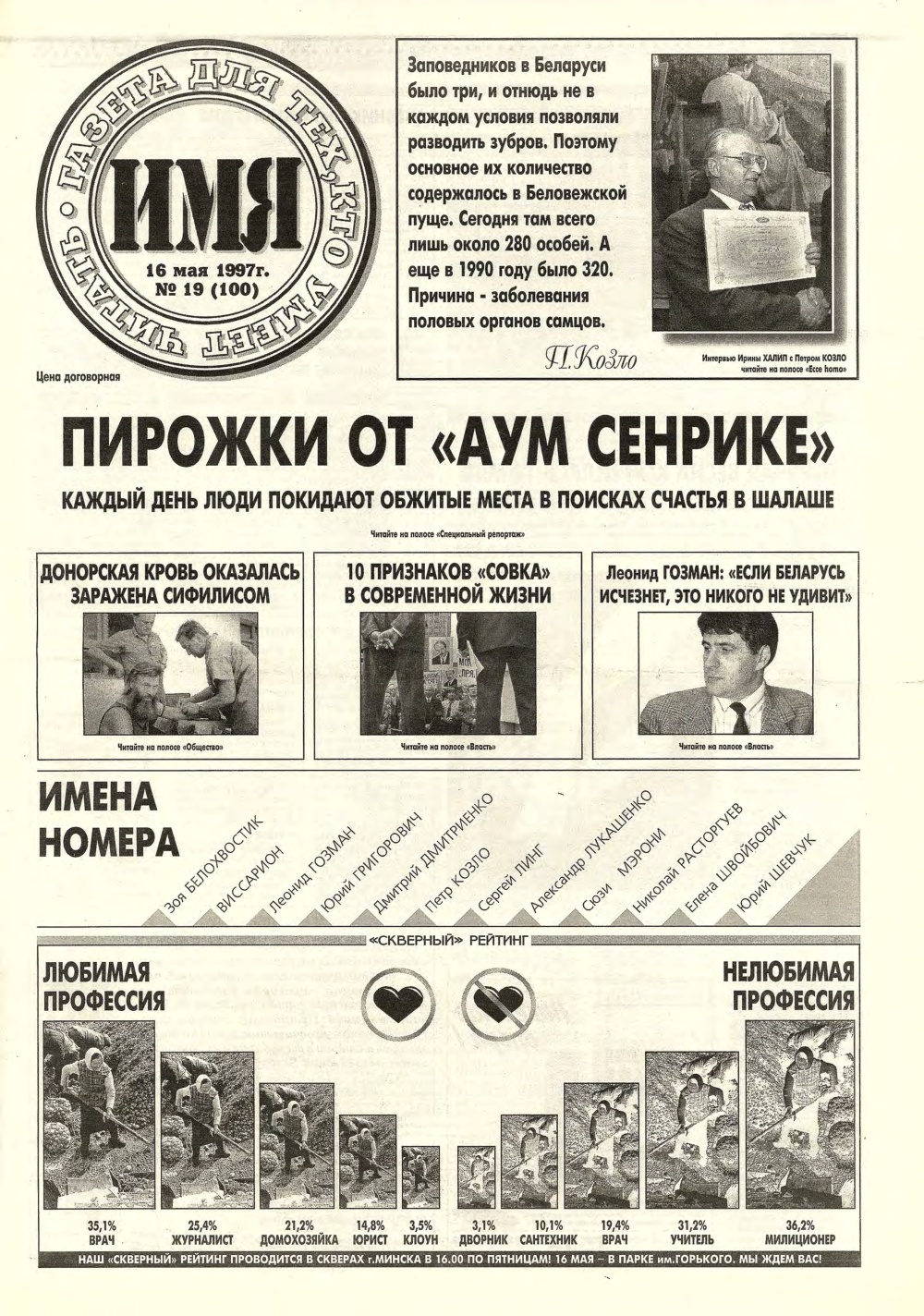 Имя 19 (100) 1997