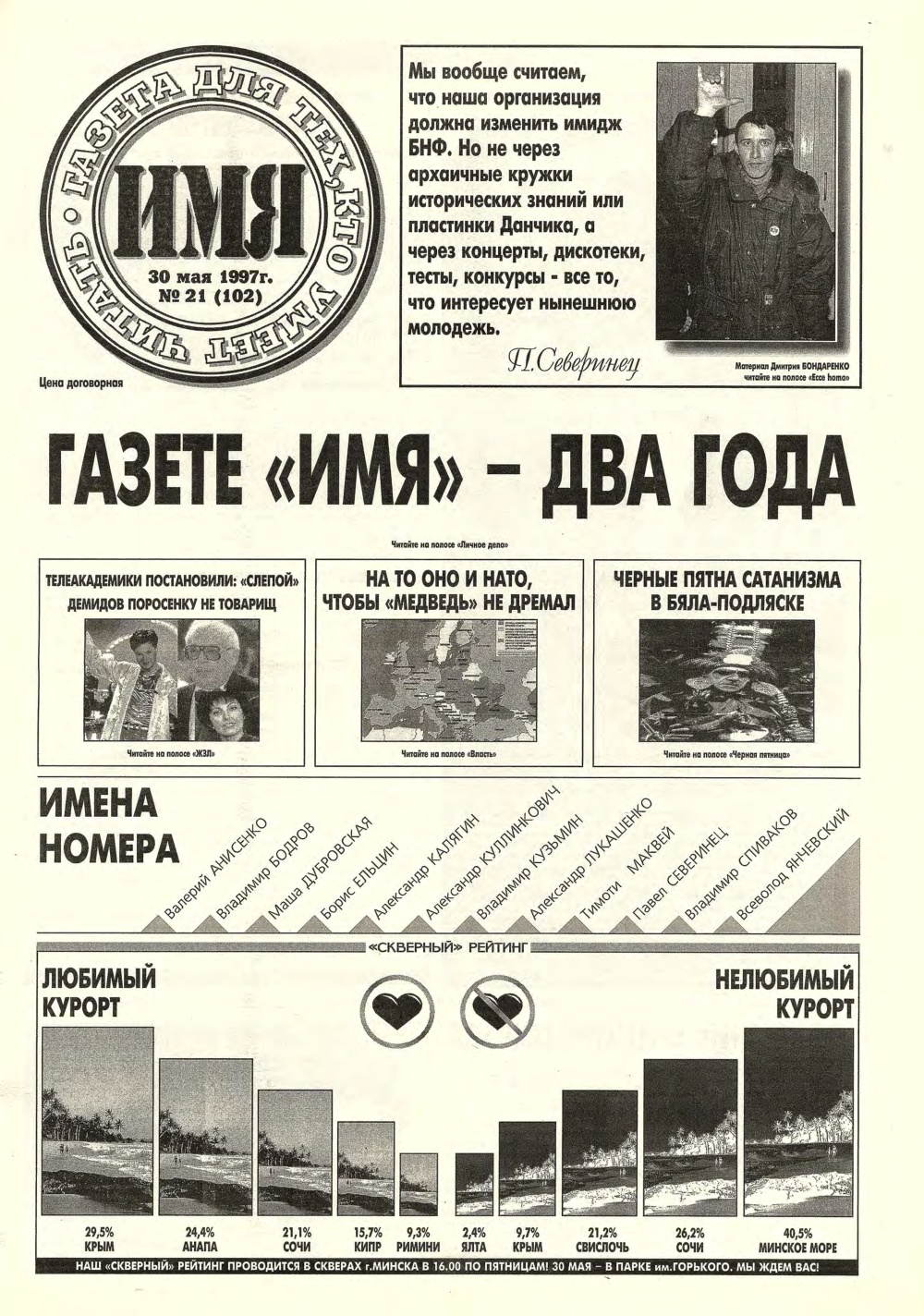Имя 21 (102) 1997