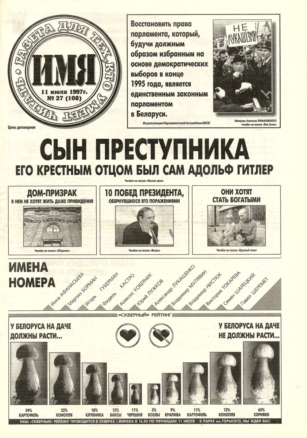 Имя 27 (108) 1997