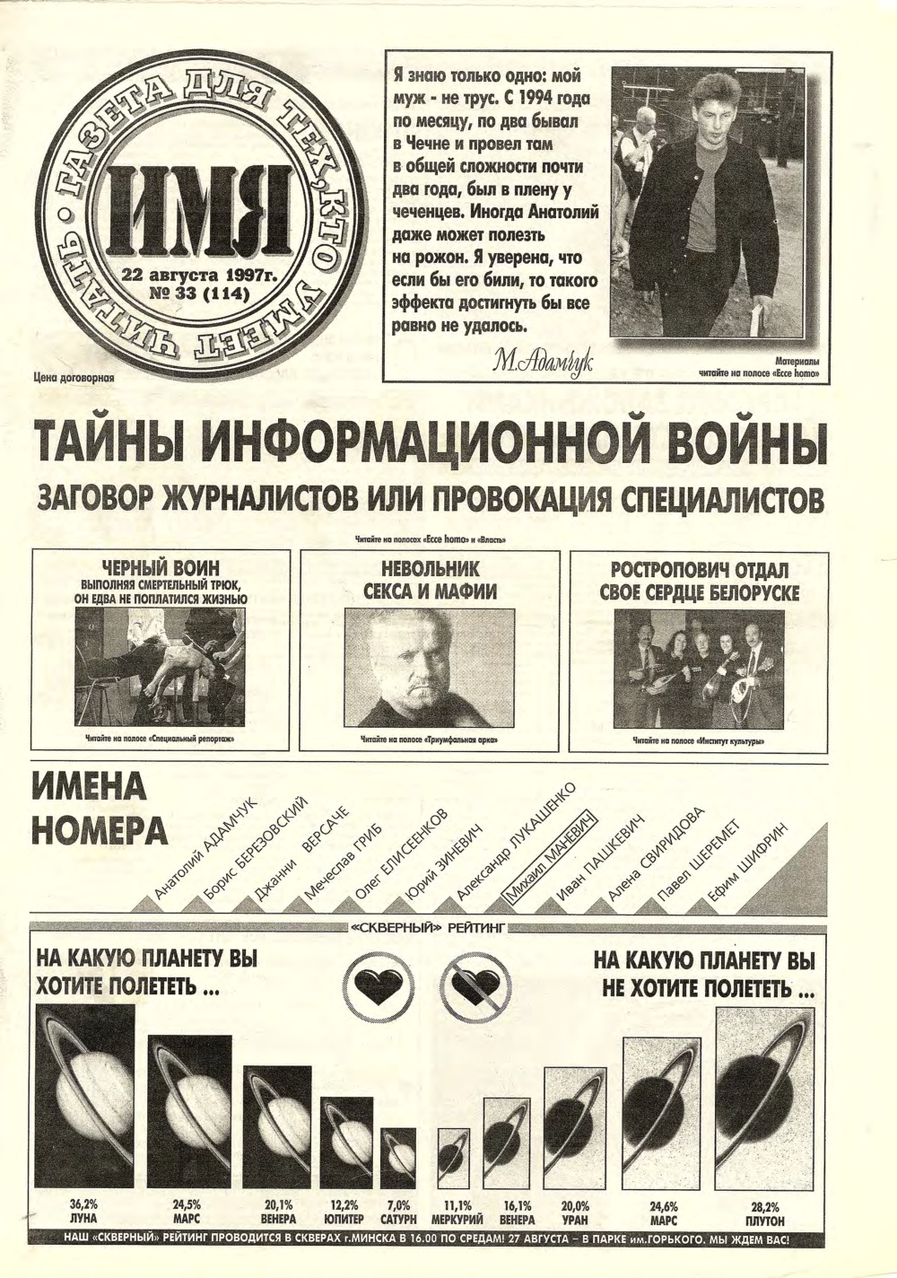 Имя 33 (114) 1997