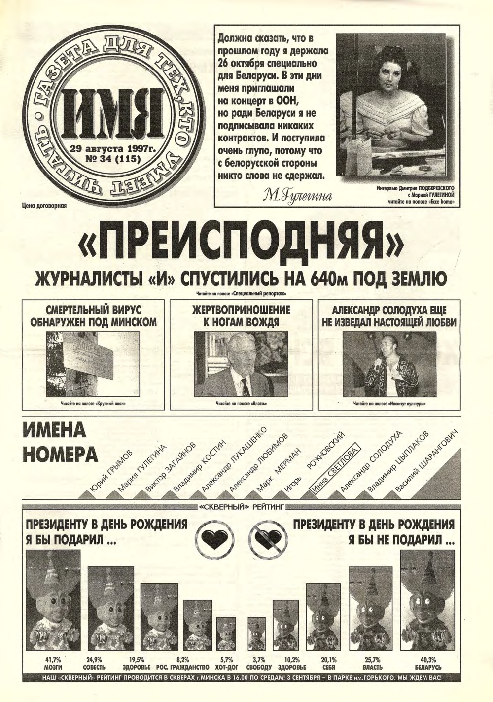 Имя 34 (115) 1997