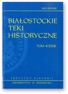 Białostockie Teki Historyczne, Tom 4
