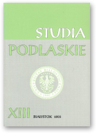 Studia Podlaskie, XIII