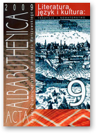 Acta Albaruthenica, tom 9
