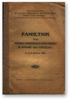 Pamiętnik IV-ej Pińskiej Konferencji Kapłańskiej w sprawie Unji Kościelnej