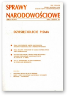 Sprawy narodowościowe, Zeszyt 20