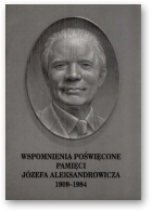 Wspomnienia poświęcone pamięci Józefa Aleksandrowicza