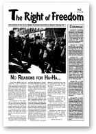 The Right of Freedom, 2/1998