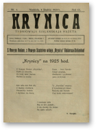 Krynica, 1/1925