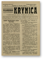 Biełaruskaja Krynica, 4/1926