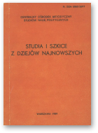 Studia i szkice z dziejów najnowszych