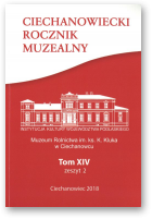 Ciechanowiecki Rocznik Muzealny, Tom XIV, Zeszyt 2