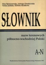 Słownik nazw terenowych północno-wschodniej Polski