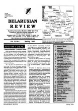 Belarusian Review Volume 13, No. 1