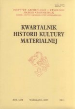 Kwartalnik Historii Kultury Materialnej 1 / 2009