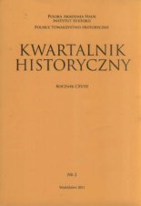 Kwartalnik Historyczny Rocznik CXVIII - 2011 - 2
