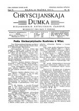 Chryścijanskaja Dumka 10/1931