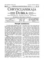 Chryścijanskaja Dumka 16/1931