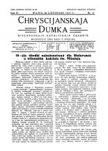 Chryścijanskaja Dumka 17/1931